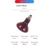 1pc 100W Infrared Heating Therapy Lamp Bulb R95 Infrared Light Bulb Physiotherapy Bulb  Body Care