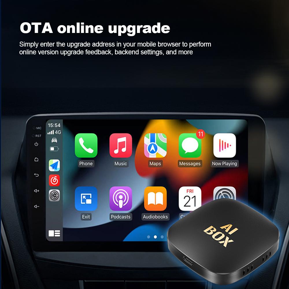 3IN1 Android 13 Ai Box Проводной и беспроводной Carplay Android Auto Адаптер WiFi для Youtube Nexflit Cars Smart Ai Box Встроенный Play Stroe