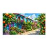 Colorful Houses Streets Fruits Large Size Diamond Painting Scenery Diy Full Square Round Drill Rhinestone Embroidery Mosaic Cross Stitch Kits