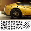 Cool Funny Bullet Hole Pattern Car Motorcycle Helmet Bike DIY Sticker Decal