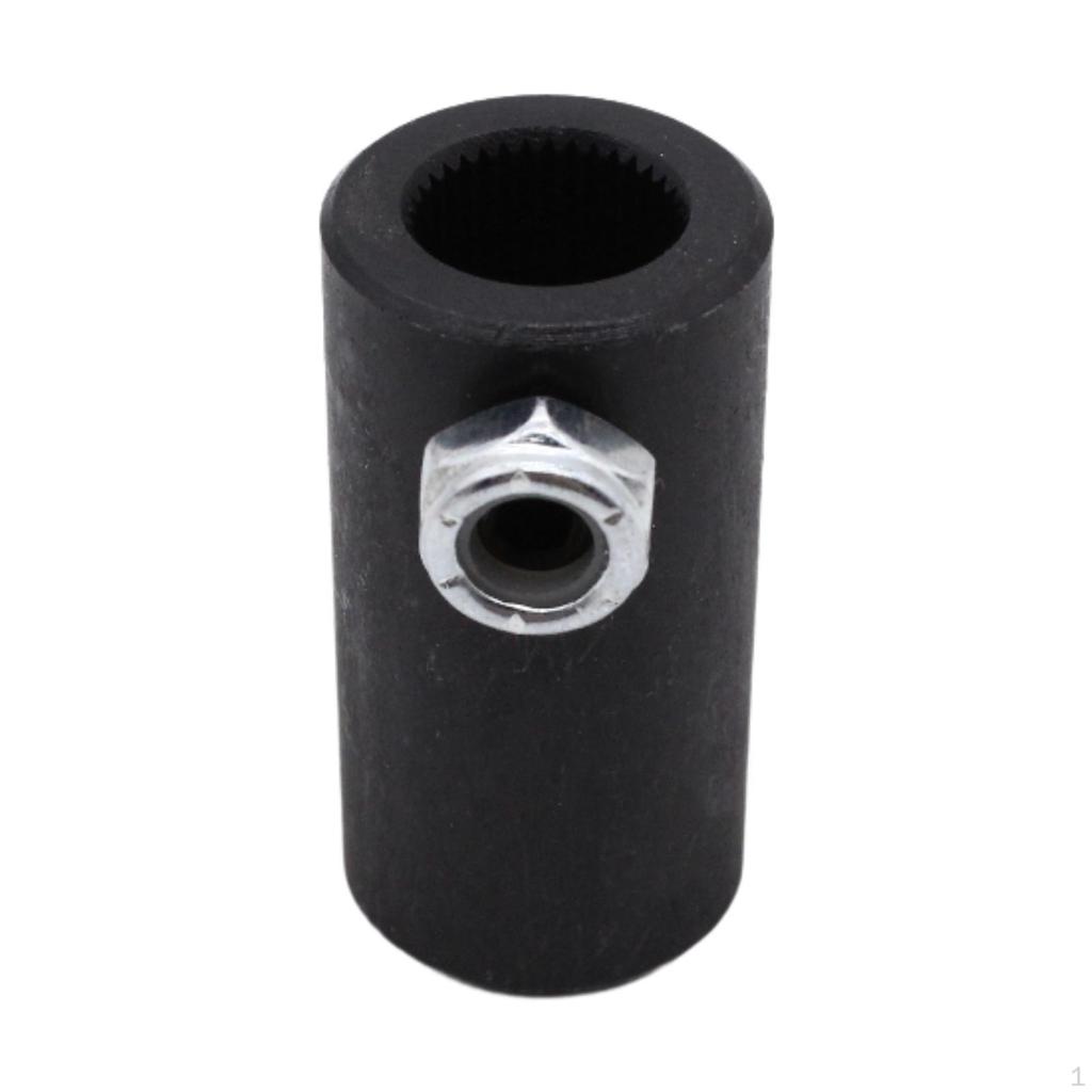 5/8in 36 Spline To 3/4in Round Smooth Steering Shaft Coupler High Performance Portable Replacement