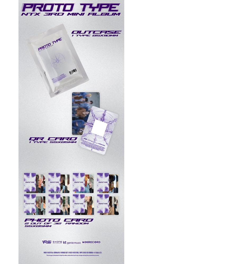 [Предзаказ] NTX – Мини 3-й альбом PROTO TYPE [версия CARD PACK]