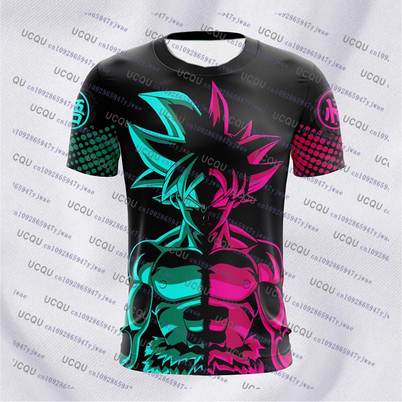 2026Японский Аниме Футбольная Майка Dragon Ball МужскаяЖенская Оверсайз Футболка Летняя Быстросохнущая Спортивная Дышащая ОверсайзКосплей Футболка