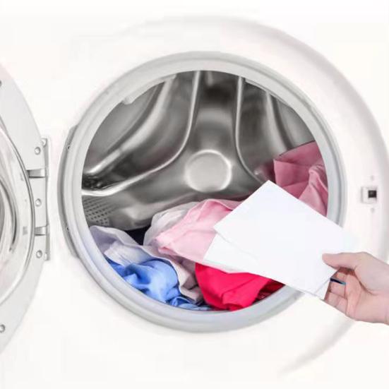 30Pcs Washing Paper No Harsh Ingredients for Dorm Disposable Deeply Stain Fighting Detergent Sheet Practical High Efficiency