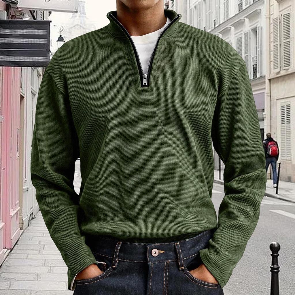 Мужской повседневный пуловер, легкий свитшот с горловиной, рубашки с длинным рукавом