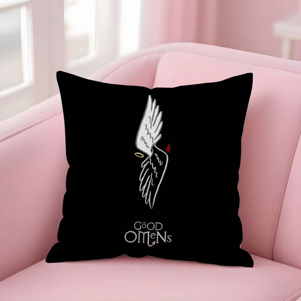 ТВ Благие знамения Наволочка Плюшевая ткань Мягкая Двусторонняя печать Диван Теплая Зима Дом Подарок Наволочка для подушки