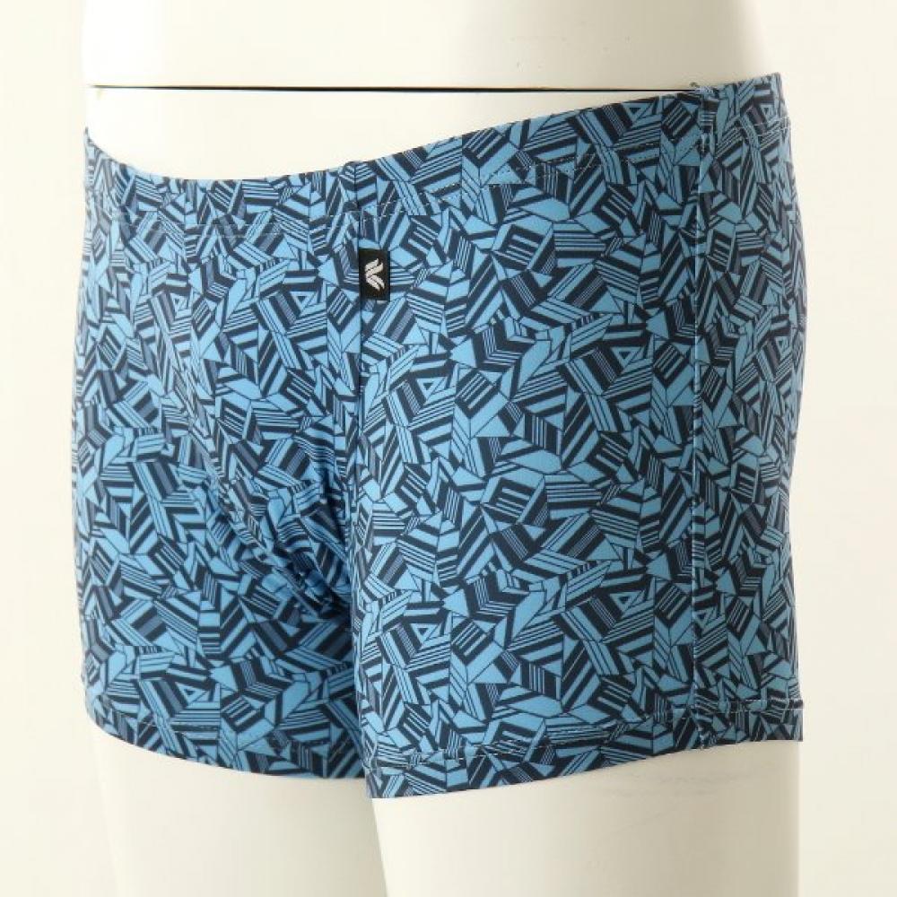 Wakolu Полиэстер Спандекс Простой Геометрический Принт Мужские S droweS Wmp2400