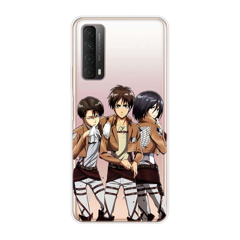 Мягкий чехол для телефона «Атака Титанов» для Huawei Y9S Y6S Y8S Y9A Y7A Y8P Y7P Y5P Y6P Y7 Y6 Y5 Pro Prime 2020 2019