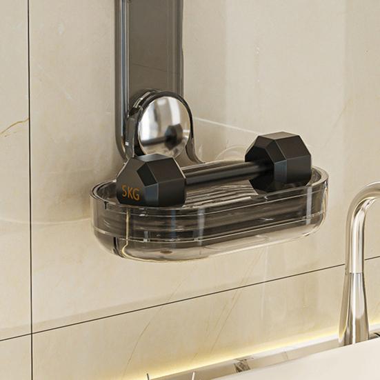 Настенная мыльница Двойная Слойка Полая Быстрый Слив Современная Без Сверления