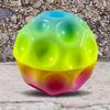 1PCS High Bounce Interaction Bouncy Ball Colorful Flash Ball Soft Jumping Rubber Ball Kids Indoor Outdoor Toy Ergonomic Design