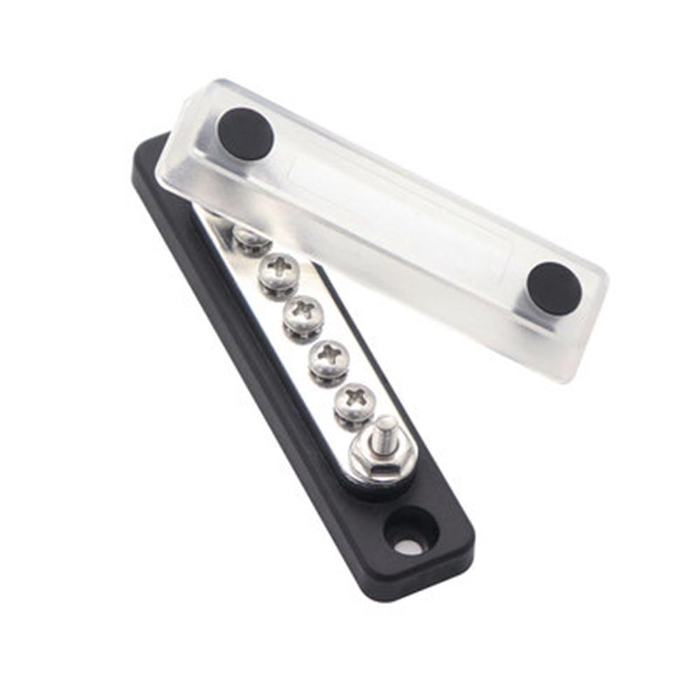 Шинная шина 48 В, крышка, комплект распределительного блока заземления, универсальный для автомобиля, лодки, морской распределительный блок, клеммная колодка