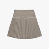FAIRLIAR GOLF [Fl Signature] Pearl Flare Pleated Skirt (Cocoa)