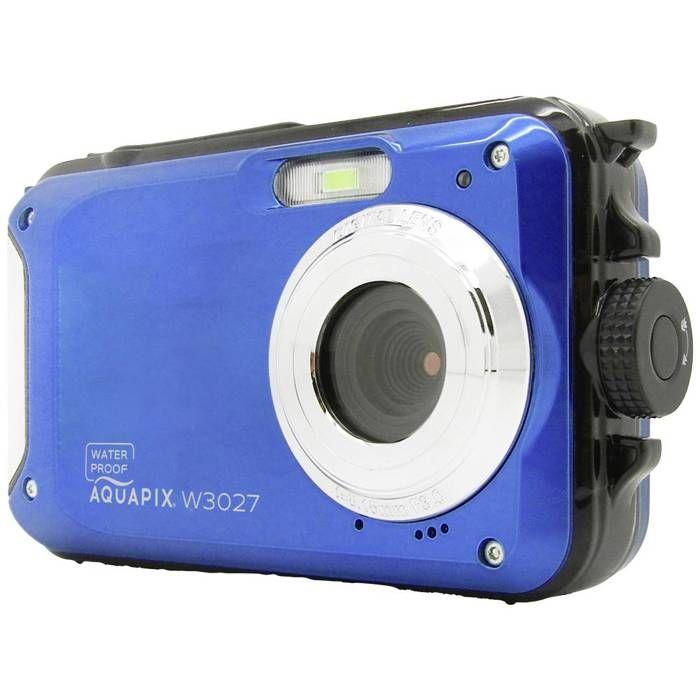 Aquapix W3027-M Wave Marine Blue Appareil photo numérique 5 Mill. Pixel bleu marine étanche