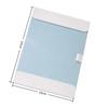 1Pc A4 PU Leather Clipboard Magnetic Buckle Wear Resistant Surface for Architect Site Drawing Design Draft Board