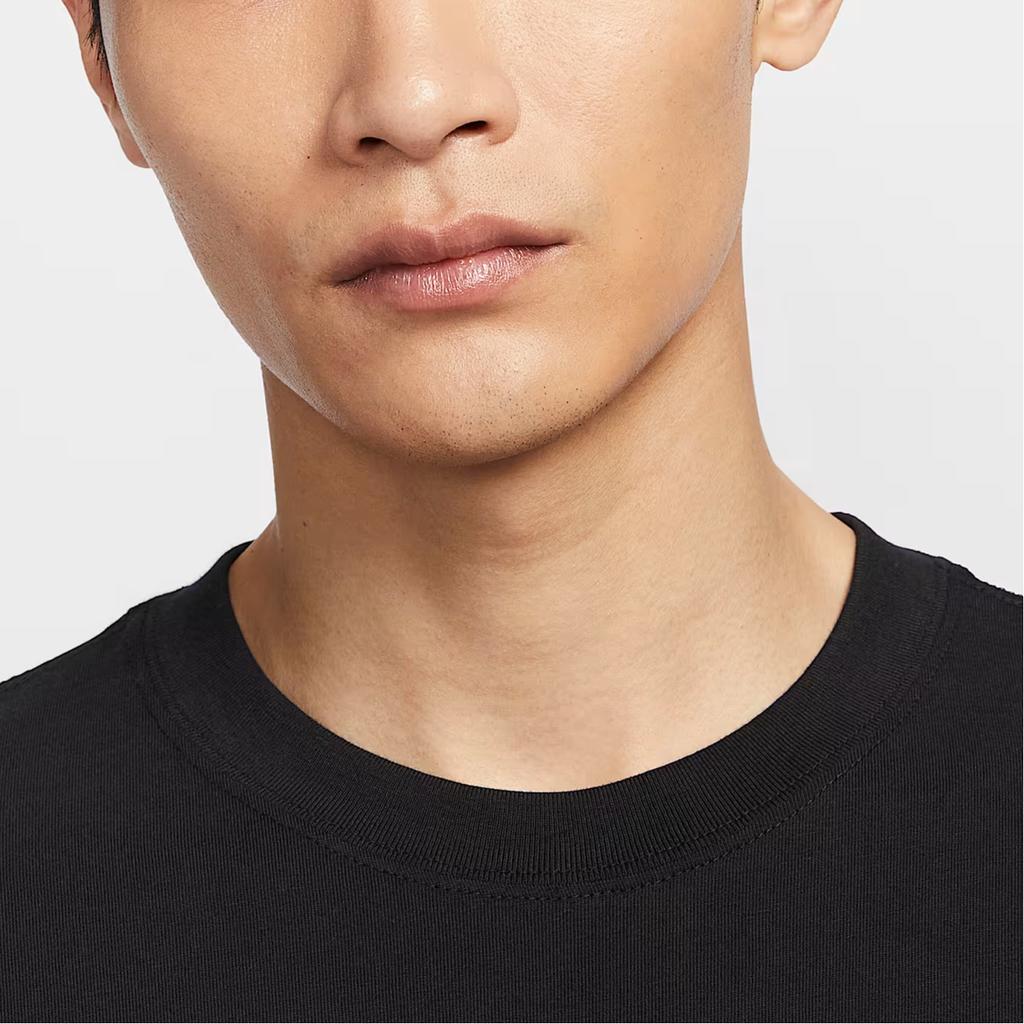 Nike Max90 SS25 Кобе Свободная Простая Удобная Футболка с Коротким Рукавом Мужские Топы Черный HJ3423010