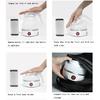 Travel Kettle Electric Small Foldable Portable Kettle,Silicone Collapsible Heating Water Boiler Tea Pot for Camping,Easy for Storage with Separable