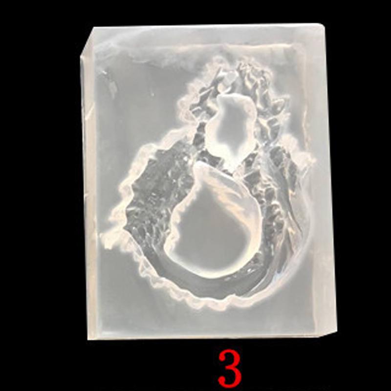 Форма для торта кристалл эпоксидная уф-клей имитация нефрита гирлянда с отверстием кулон аксессуары ручной работы плесень