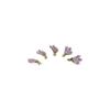 Lavender Lavender Brooch Flower Crystal Lavender Lapel Pins Lavender Women Brooch  Women