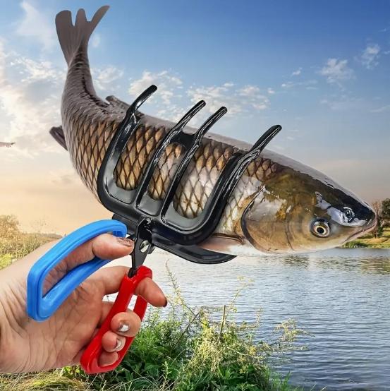 Fish Gripper Pliers with 2 Claws Fishing Catching Fishing Tools