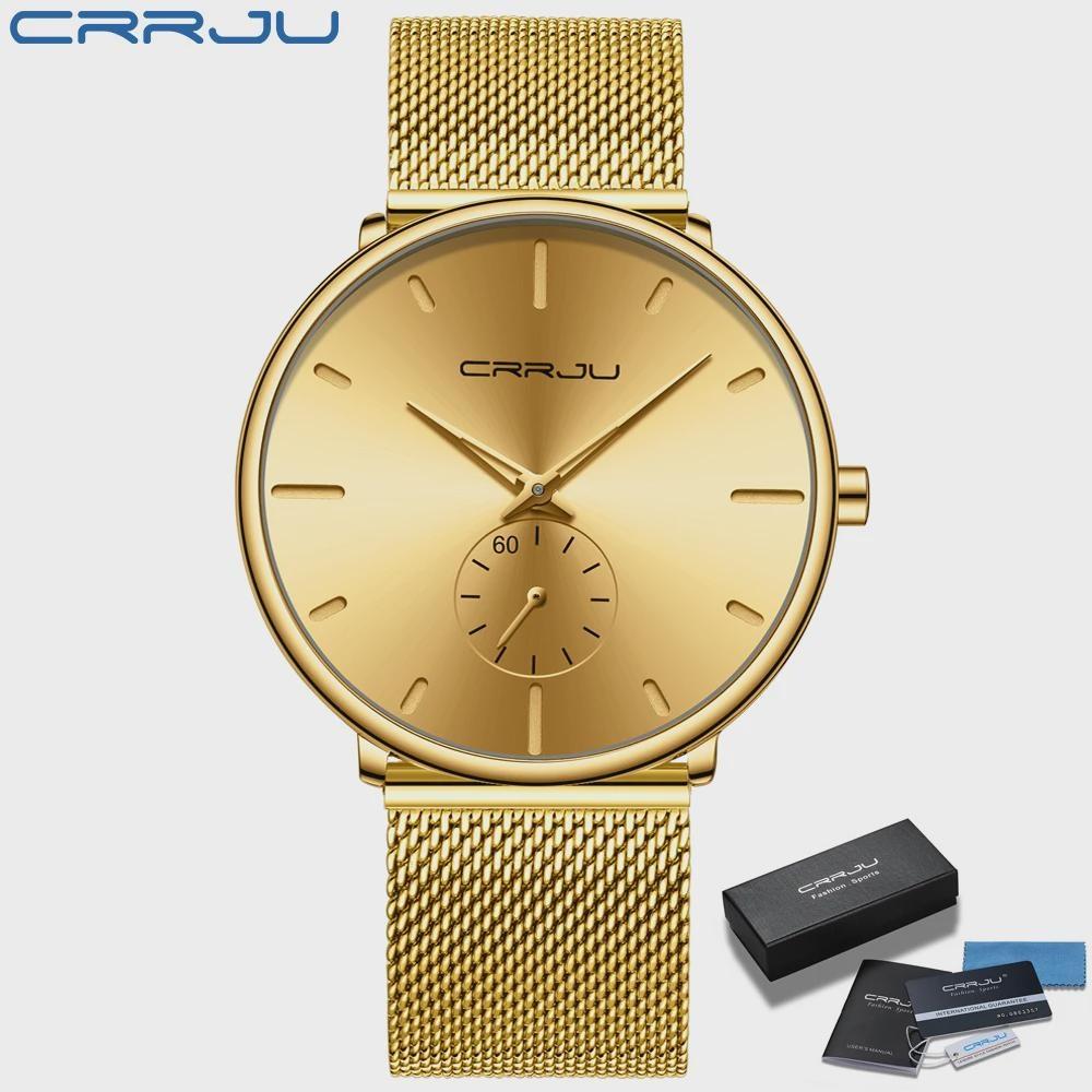 Men's Casual Sports Waterproof Watches Luxury Analog Quartz Wrist Watch for Men Stainless Steel Watches