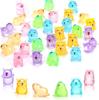 10/20Pcs Luminous Mini Resin Capybara Glow In The Dark Capybara Tiny Figures Cute Animal Statues For Diy Fairy Garden