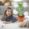 Jouet interactif - Cactus chantant - Répète ce que vous dites - Danse drôle - Pour enfants à partir de 3 ans