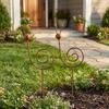 Weather Resistant Snail Shape Yard Art Rustproof Rustic Snail Sculpture  Patio Porch