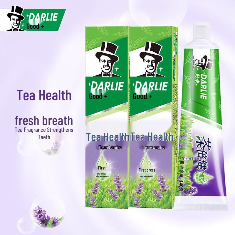 Darlie Tea Fresh Thyme & Longjing Whitening Toothpaste (2-Pack)