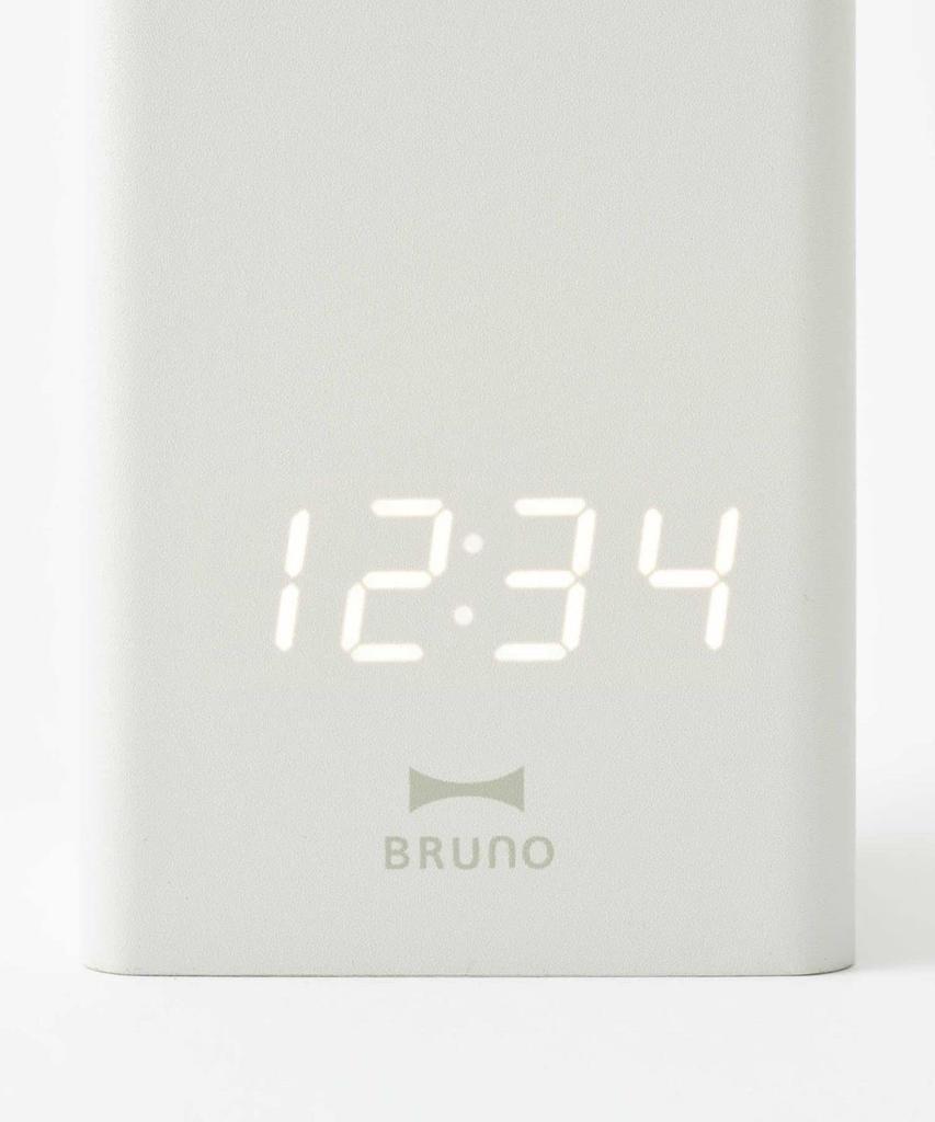 BRUNO Pen Stand No Size Clock, Gray, Available, BCA028-GY×YE