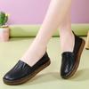 Женские мокасины, лоферы, повседневные, белые, летние, дышащие, мягкие, для медсестры, туфли на плоской подошве, черные, для вождения, для ходьбы, для мамы
