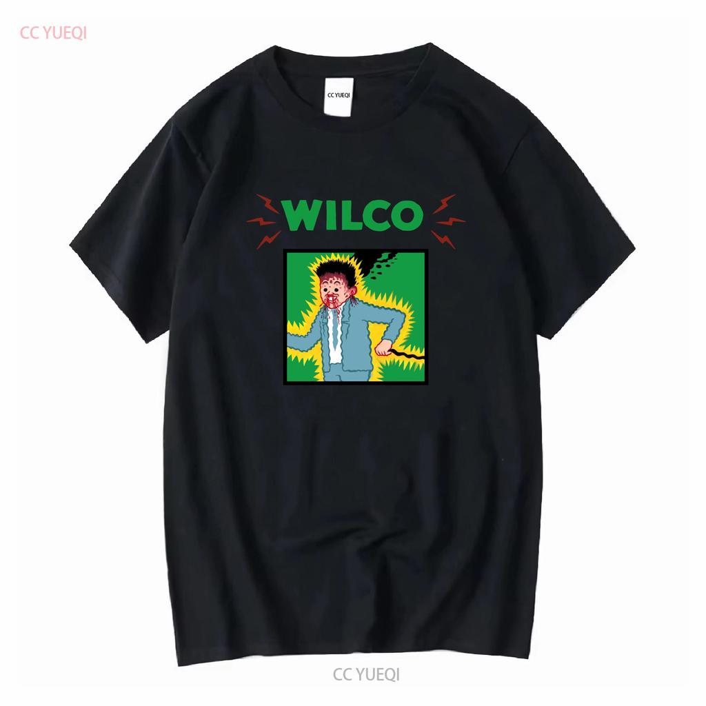 Редкая футболка Wilco из хлопка для фанатов, все размеры от S до 5XL, базовая, винтажная, стиранная, эластичная, уличная мода, мужская, модная, универсальная