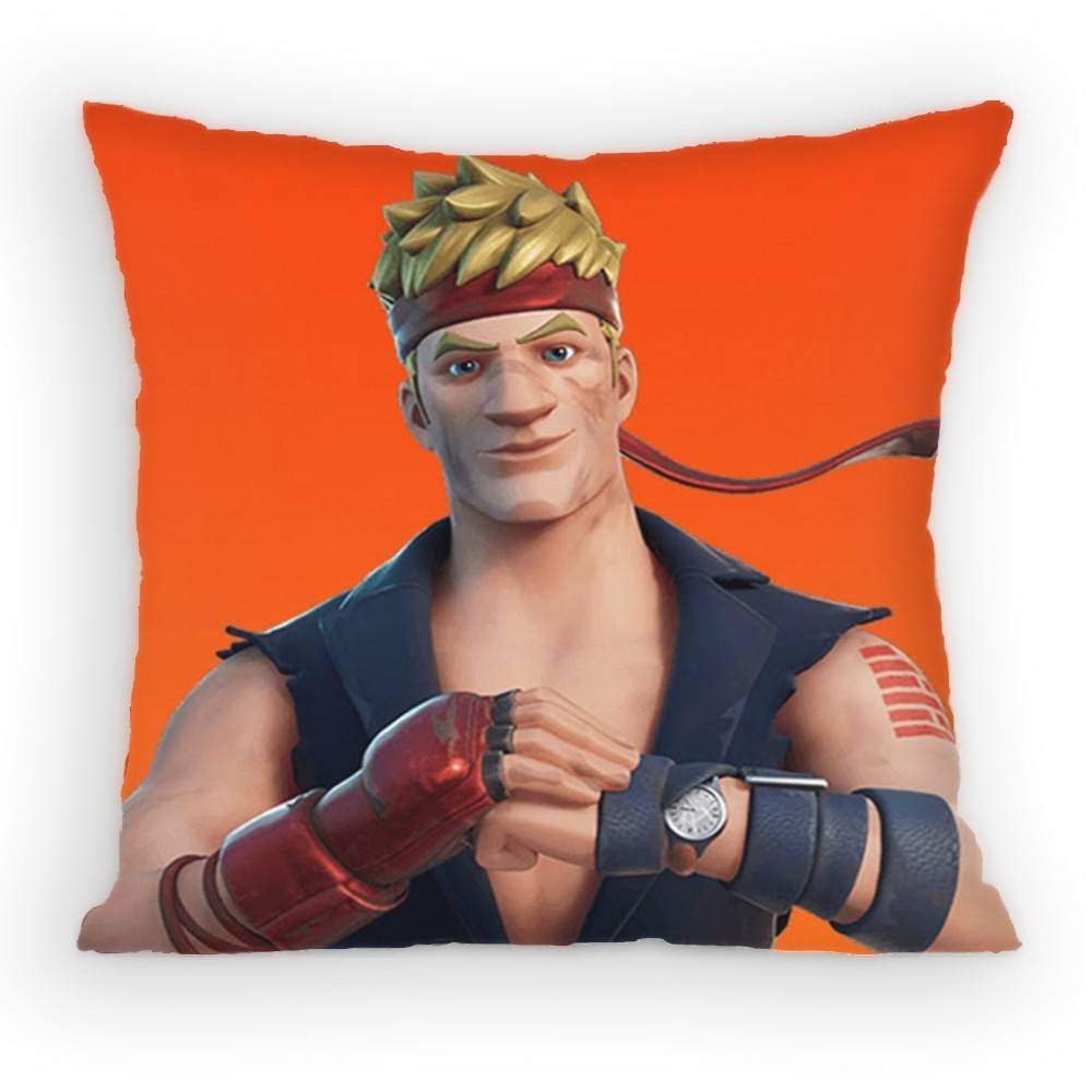 Game Character Fortnite Jonesy Pillow Case Sofa Living Room for Bedroom car Headboard Backrest Cushion Square Cushion Nap Time