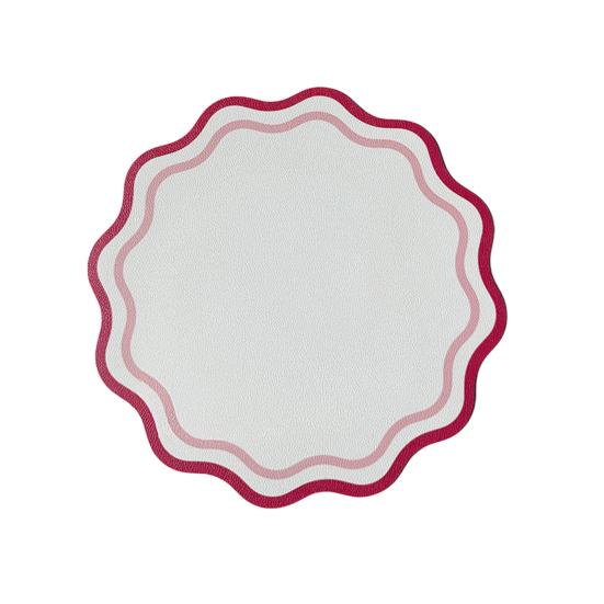 Салфетка из искусственной кожи с фестончатым краем, термостойкая, нескользящая, с теплоизоляцией, водонепроницаемая, для защиты и украшения обеденного стола, подставка, кухонные принадлежности