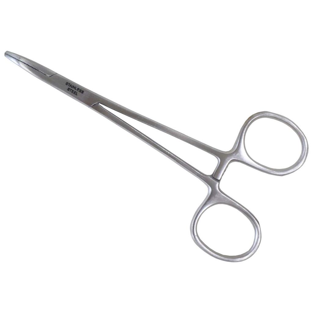 Зажим Cormoran Forcep Curve 5 дюймов Серебристый