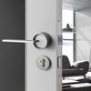 Zinc Alloy Mute Mechanical Gold Door Lock Interior Silent Safety Home Grey Lock Nordic Style Black Solid Anti-theft Handle Lock
