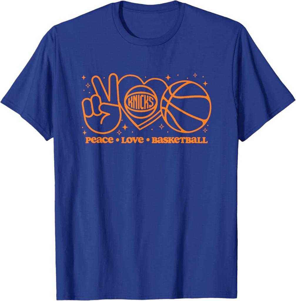 Унисекс Футболка New York Knicks Мир Любовь Баскетбол