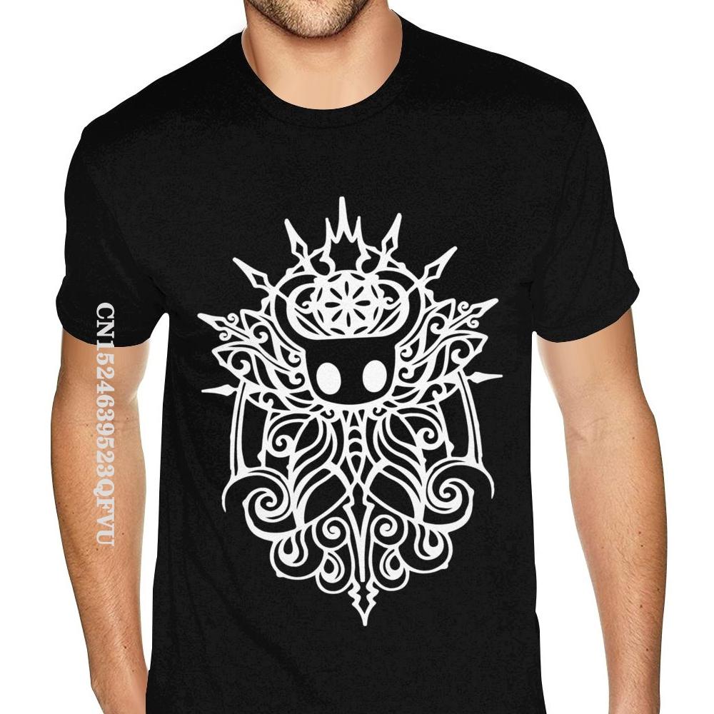 Ghost Knight Graphic Art Hollow Knight Funny Game Classic T-Shirt Men Skull Graphic Gothic Anime Tshirt HipHop Print Tee Shirts
