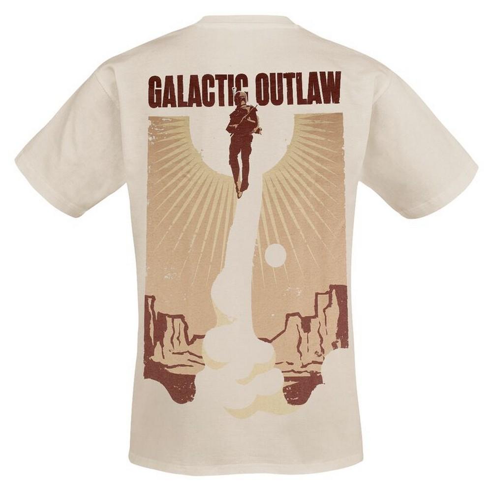 Star Wars: The Book Of Boba Fett Mens Outlaw T-Shirt