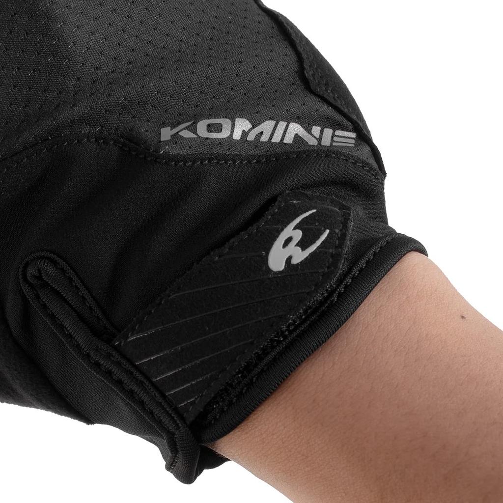 Komine Protect 3 Fingerless Mesh Gloves for Motorcycles Black 3XL GK-2603