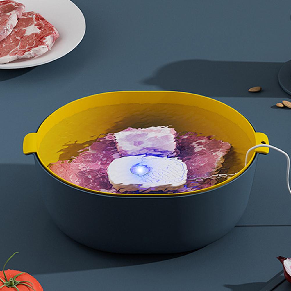 USB Очиститель для продуктов для кухни IPX7 Водонепроницаемый 5 В Беспроводные стерилизаторы для посуды Высокочастотная вибрация для использования на кухне