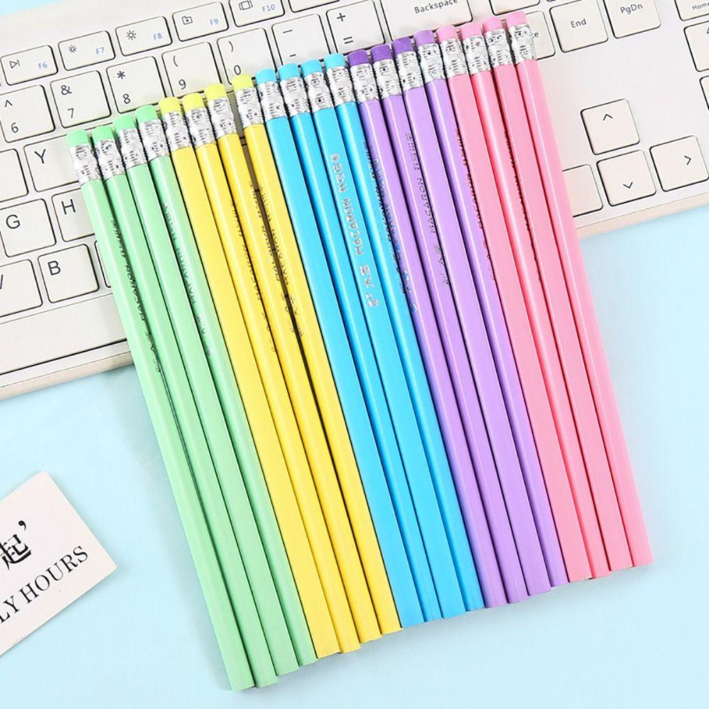 12Pcs Stationery HB Pencil Smooth Writing Painting Pencil Durable Sketch Pencil Office
