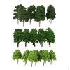 65x Plastic.0 Trees Train Park Building Sandtable Accessories