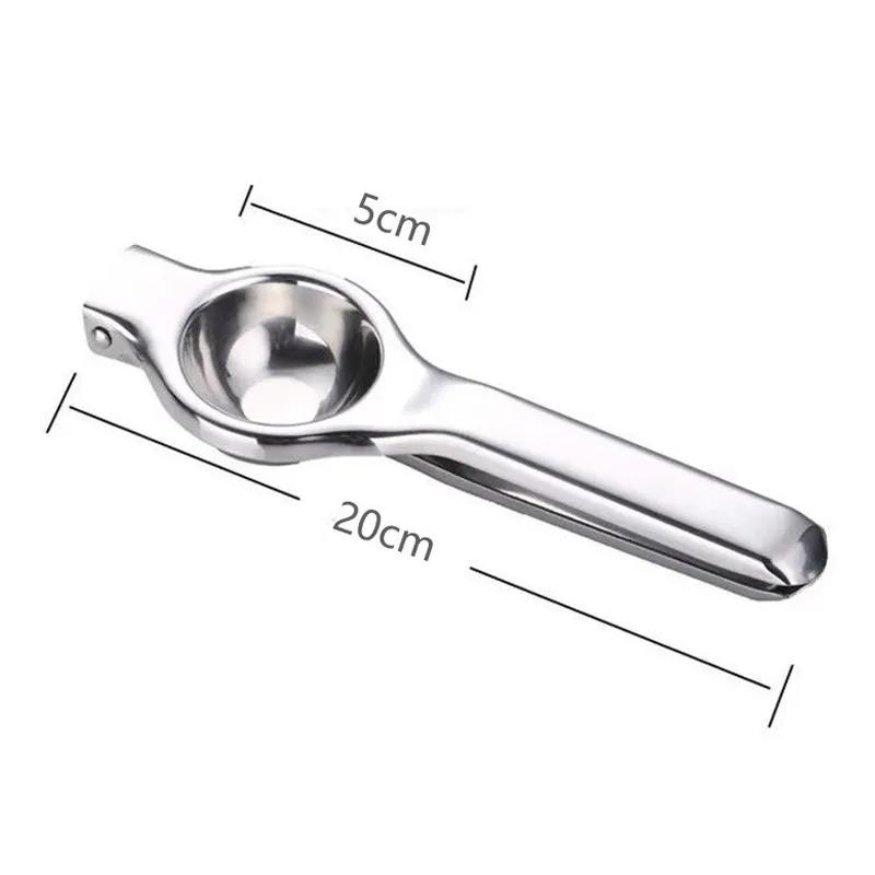 Ручная соковыжималка из нержавеющей стали, артефакт для лимонного сока, бытовой зажим для апельсинов, мини-мини соковыжималка, многоразовая соковыжималка Ya966