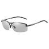 Polarized Half Rim Oval Sports UV Protection B1066 [FEISEDY] Sunglasses, Dimmable, Sunglasses, Men's, Sunglasses, Fishing, Driving, Stylish, Driving,
