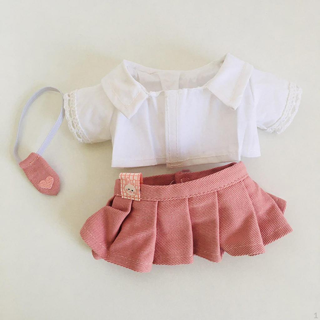 20 см плюшевая кукольная одежда, милые фигурки, комплект одежды, стильные аксессуары своими руками, мягкие