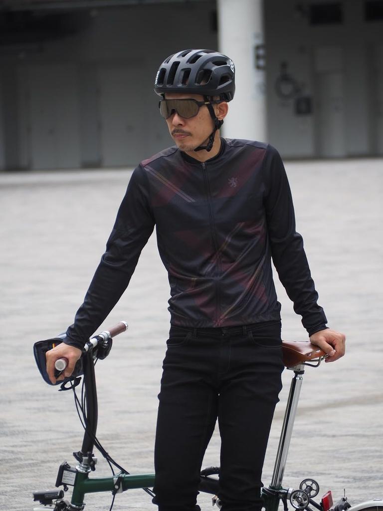 Kapelmuur Велосипедная джерси с длинным рукавом с принтом Glass размера XS, Клетка, Коричневый,