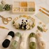 Handmade Bracelet Making Kit DIY Woven Animal Kit, Fox Cat Deer Bird Floral Crafts, Crochet Set for Beginners Adults Weaving