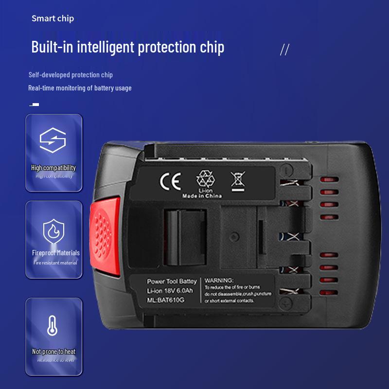 BOSCH 18V Литий-ионный аккумулятор высокой емкости для электроинструмента