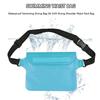 Сумка на пояс для плавания, водонепроницаемая, большой емкости, для пляжного, лодочного спорта (синий)