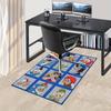 1pc, "Home Office Chair Rug Outdoor Carpet Gift: Classic Cartoon Characters Collection"P131